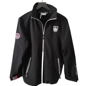 EUC Nebulus Oslo Q063 Men's Black Full Zip Softshell Jacket! Sz S